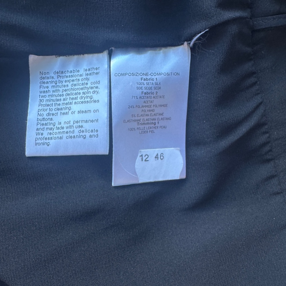 Gucci Black Mini Skirt with Buckle Accents - Picture 8 of 11